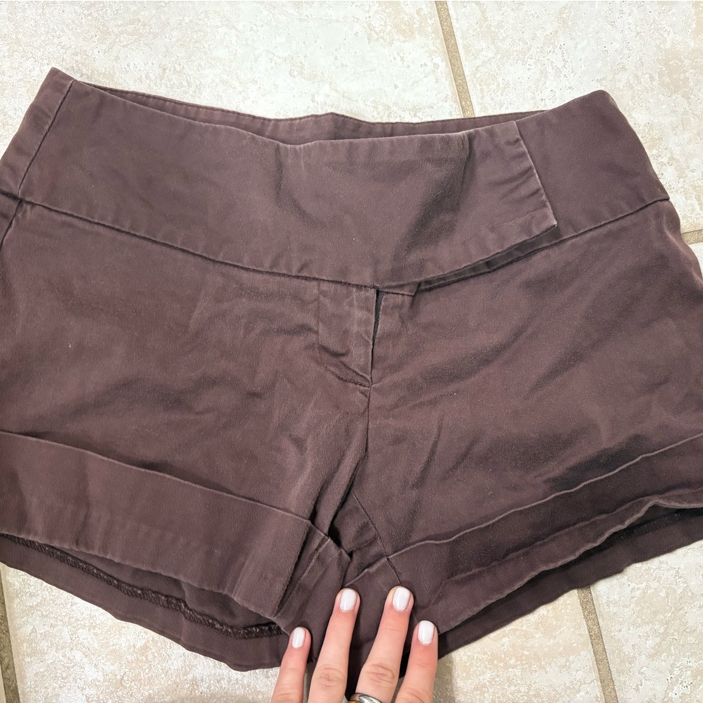 Brown Casual Shorts